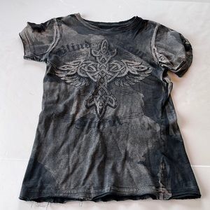 Sinful Small Angel Wing Tshirt